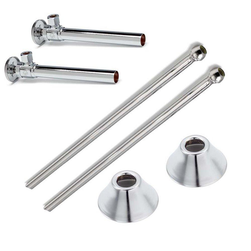 McGuire Manufacturing Chrome Plated Sink 1/2 x 6-1/4 in. Supply Kit 