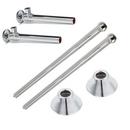 Sink 1/2 x 6-1/4 in. Supply Kit in Chrome Plated