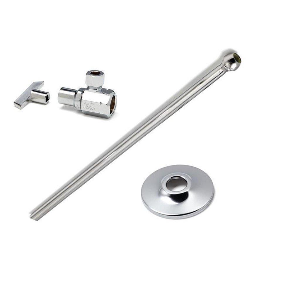 McGuire Manufacturing Polished Chrome IPS Supply Flexible Lavatory Polished Chrome 