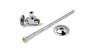 McGuire Manufacturing Chrome Plated Toilet 1/2 in x 3/8 in. Supply Kit in Chrome Plated 