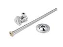 McGuire Manufacturing Chrome Plated Brass and Steel IPS Ball Valve Supply Kit 