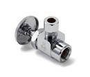 McGuire Manufacturing Chrome Plated 3/8 in. OD Tube x OD Compression Angle Supply Stop Valve in Chrome Plated 