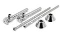 Sink 1/2 in x 3/8 in. x 6-3/4 in. Supply Kit in Chrome Plated