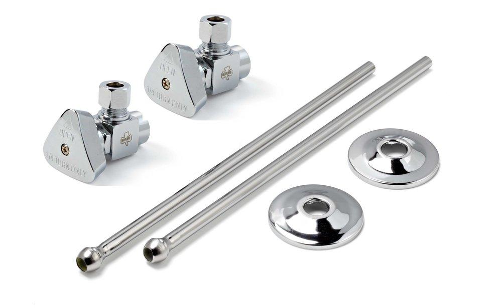 McGuire Manufacturing Chrome Plated Sink 1/2 in x 3/8 in. x 2-1/8 in. Supply Kit 