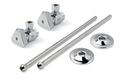 Sink 1/2 in x 3/8 in. x 2-1/8 in. Supply Kit in Chrome Plated