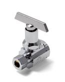 McGuire Manufacturing Chrome Plated IPS x OD Tube Loose Key Straight Supply Stop Valve in Chrome Plated 