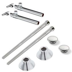 Sink 1/2 in x 3/8 in. Supply Kit in Chrome Plated