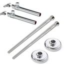 McGuire Manufacturing Chrome Plated Sink 1/2 in x 3/8 in. Supply Kit 