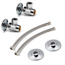 McGuire Manufacturing Chrome Plated *CVR* Lead Law Compliant SPLY FLEX LAV CP 1/2 COP S 