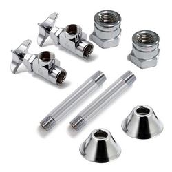 1/2 in. IPS Heavy Rigid Lavatory Supply with Loose Key in Chrome