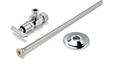 McGuire Manufacturing Chrome Plated Toilet 1/2 in x 3/8 in. Supply Kit in Chrome Plated 