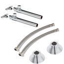 McGuire Manufacturing Chrome Plated *CVR* Lead Law Compliant SPLY LAV CP 12 SS RIS 1/2N 