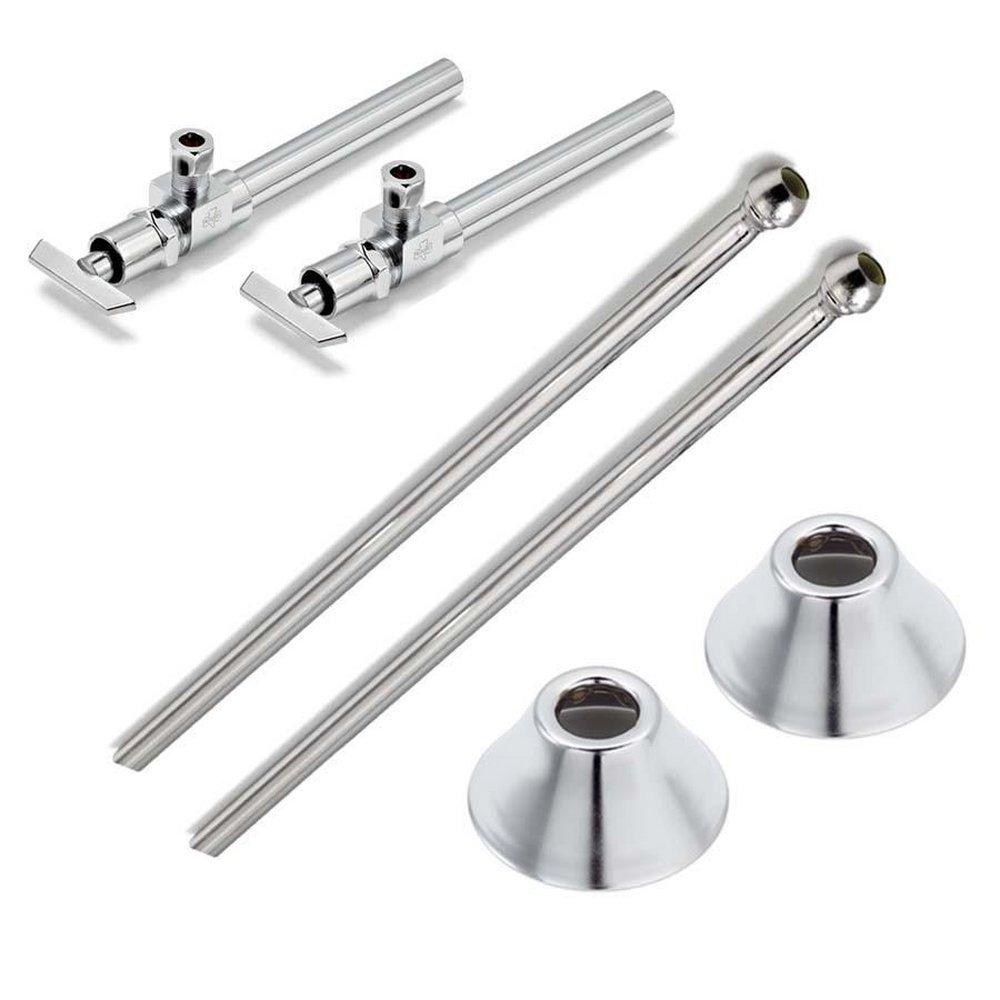 McGuire Manufacturing Chrome Plated Sink 7 in. Supply Kit in Chrome Plated 