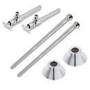 Sink 1/2 x 7 in. Supply Kit in Chrome Plated