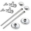 Loose Key with Cap Set Screw Flange in Polished Chrome