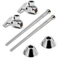 Sink 1/2 x 12 in. Supply Kit in Chrome Plated