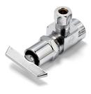 McGuire Manufacturing Chrome Plated 3/8 in. OD Tube x OD Compression Angle Supply Stop Valve in Chrome Plated 