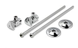 Sink 1/2 in x 3/8 in. x 2-3/16 in. Supply Kit in Chrome Plated
