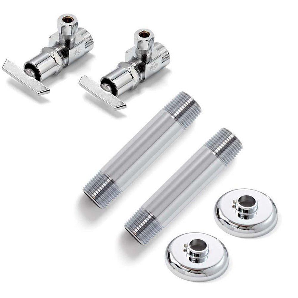 McGuire Manufacturing Chrome Plated LF SPLY FLEX LAV CP HVY ST 3/ 