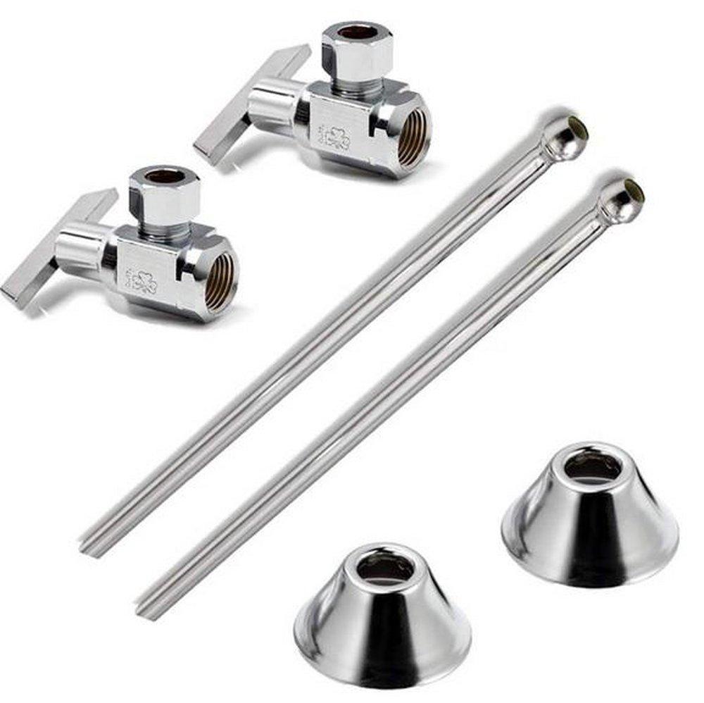 McGuire Manufacturing Chrome Sink 1/2 in. Supply Kit 