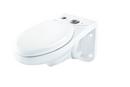 Elongated Toilet Bowl in White
