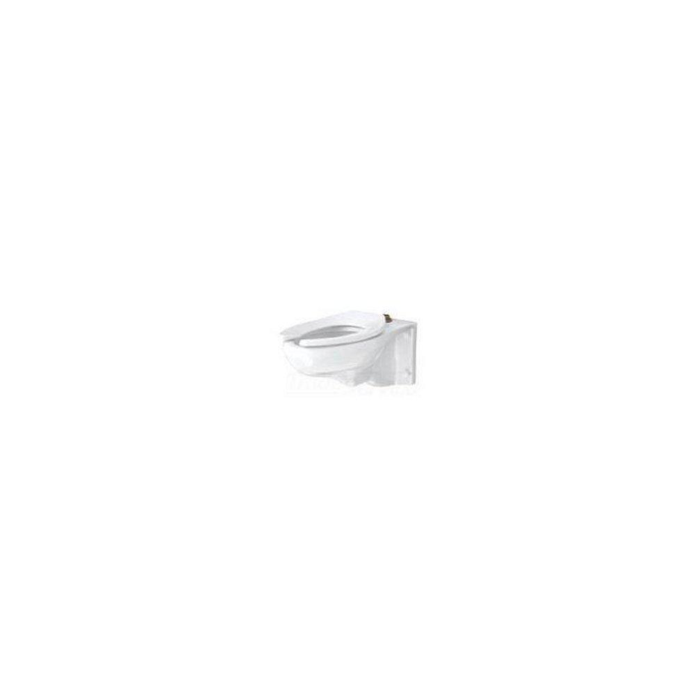 Gerber Plumbing White 1.28 gpf Elongated Wall Mount Toilet 
