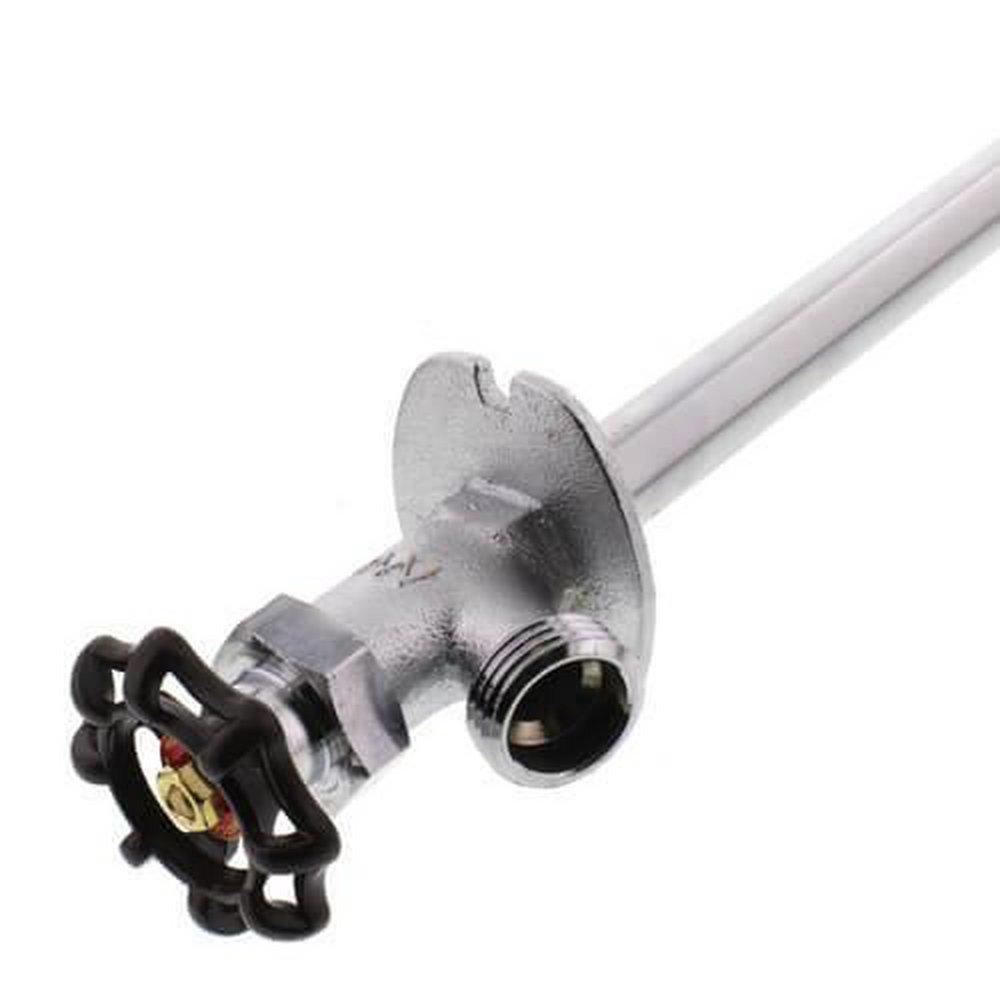 Matco-Norca Polished Chrome Frost-proof Brass MIP x Sweat Sillcock 