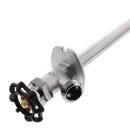 Matco-Norca Polished Chrome Frost-proof Brass MIP x Sweat Sillcock 