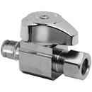 BrassCraft Chrome Plated Barbed x OD Compression Straight Supply Stop Valve in Chrome Plated 