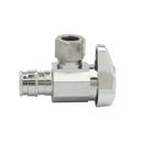1/2 x 3/8 in. F1960 x OD Compression Lever Angle Supply Stop Valve in Chrome Plated