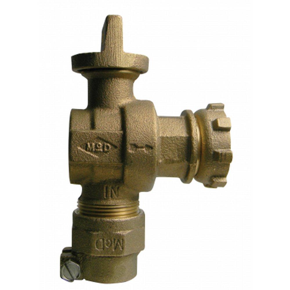 A.Y. McDonald Compression x Meter Brass Angle Valve 