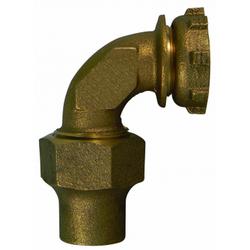3/4 x 5/8 in. Flared x Yoke Water Service Brass Bend