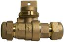 A.Y. McDonald PEP Brass Ball Valve Curb Stop Minneapolis Pattern 