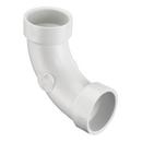White Hub Straight, DWV and Long Sweep PVC 90 Degree Elbow 