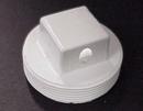 White MPT Straight, Clean-Out and DWV Square Head PVC Plug 