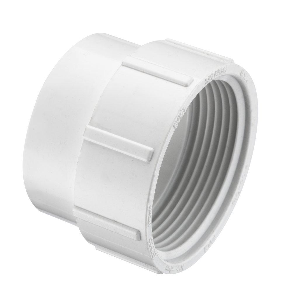 White PVC PETS WSL Spigot Adapter 