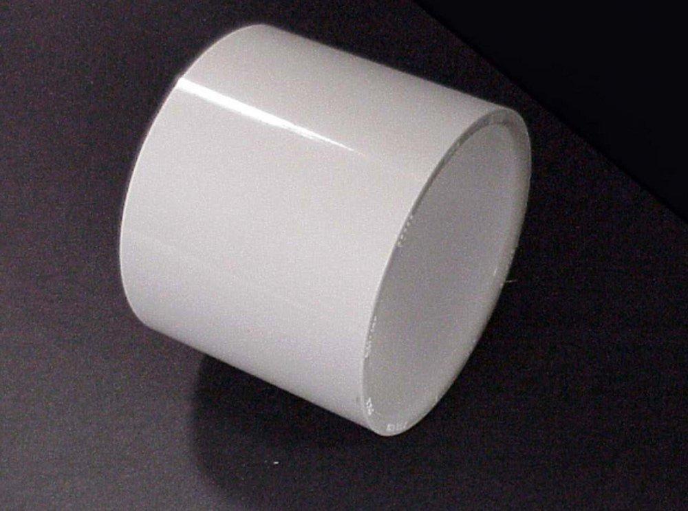 Hub and DWV PVC Repair Coupling (Less Stop) 