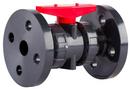 Grey Plastic Standard Port Union Flanged 150# Ball Valve 