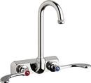 Chicago Faucets Polished Chrome Hot and Cold Workboard Faucet 