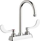 Two Handle Widespread Bathroom Sink Faucet in Polished Chrome