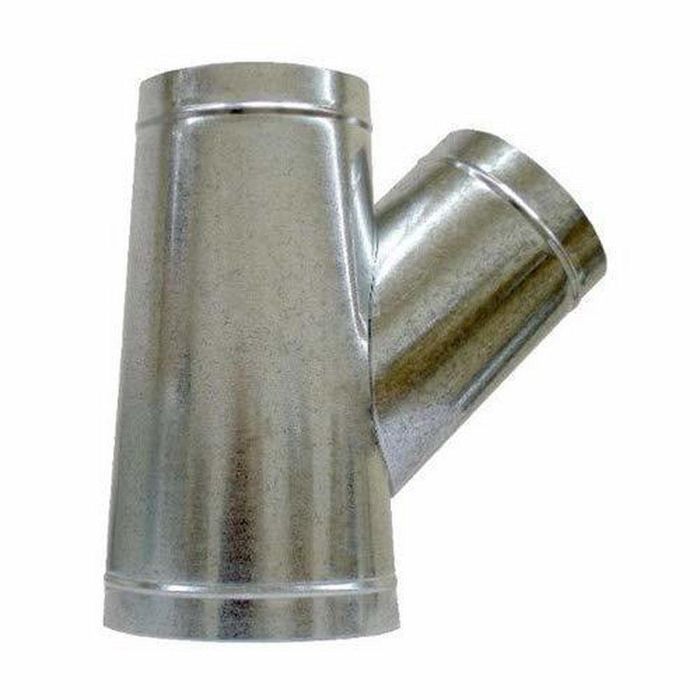 Juniper Industries 8 x 8 in. Galvanized Steel Duct Wye Branch 