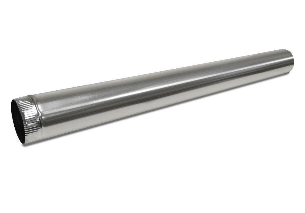 Juniper Industries 2 ft. 30 ga Galvanized Steel Round Duct Pipe 