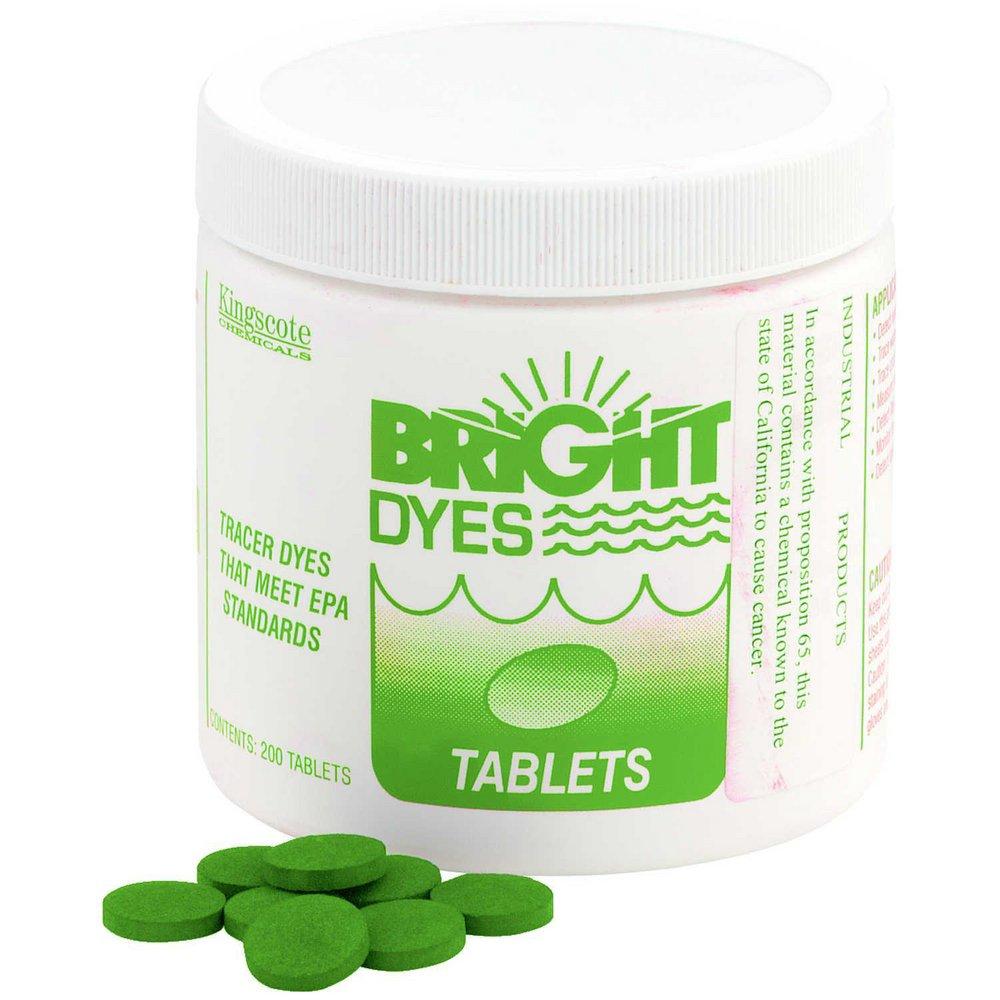 Presto Dyechem Green 100 Tablets. Pipe Systems Tracing Compound 