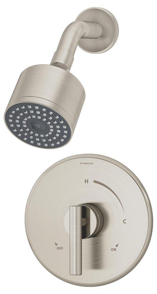 Symmons Industries Satin Nickel Single Handle Single Function Shower Faucet (Trim Only) 