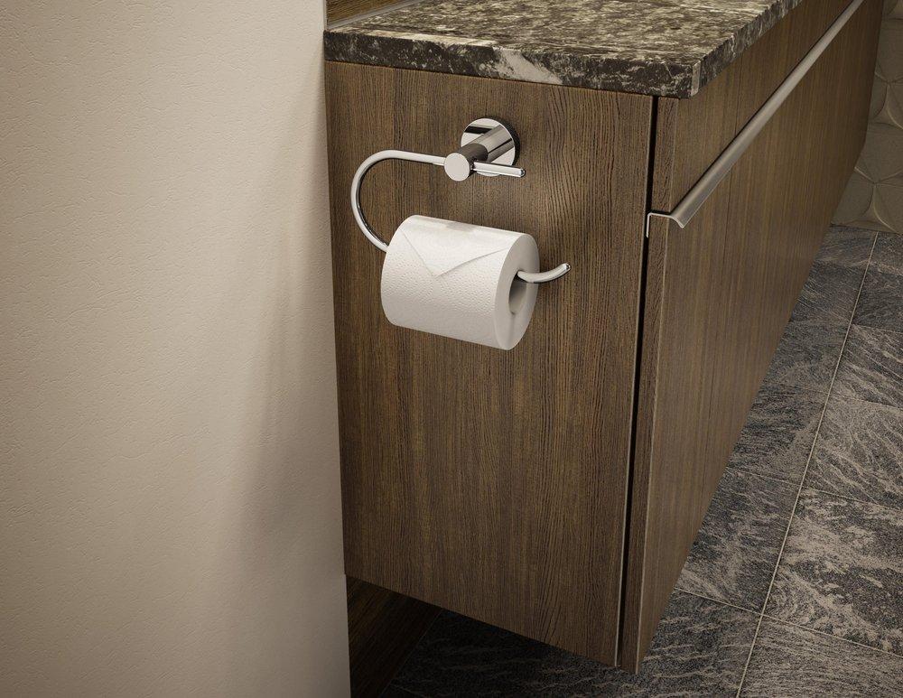 Symmons Industries Polished Chrome Wall Mount Toilet Tissue Holder 