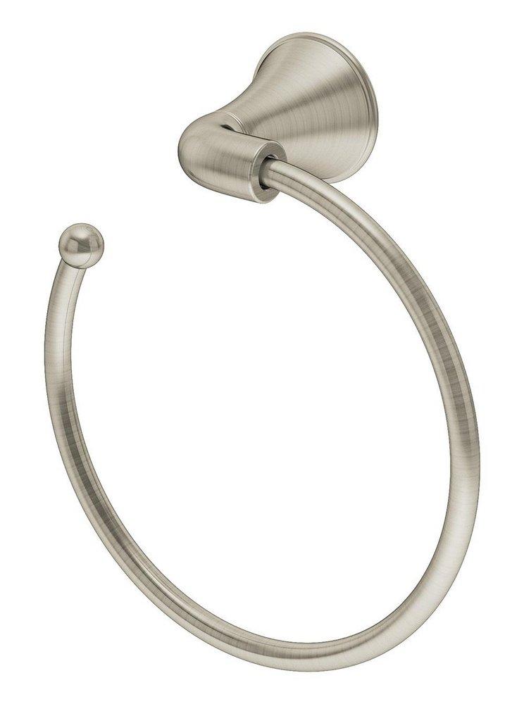 Symmons Industries Satin Nickel Round Open Towel Ring 