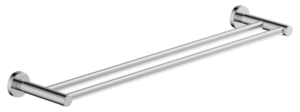 Symmons Industries Polished Chrome 18 in. Double Towel Bar 
