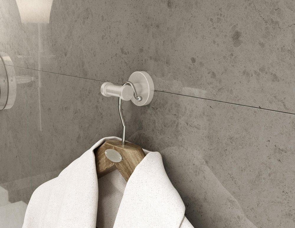 Symmons Industries Satin Nickel Double Robe Hook 