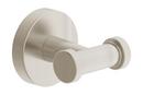 Double Robe Hook in Satin Nickel