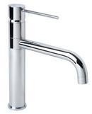 1-Hole Deckmount Rigid Single Post Kitchen Faucet with Single Lever Handle in Polished Chrome